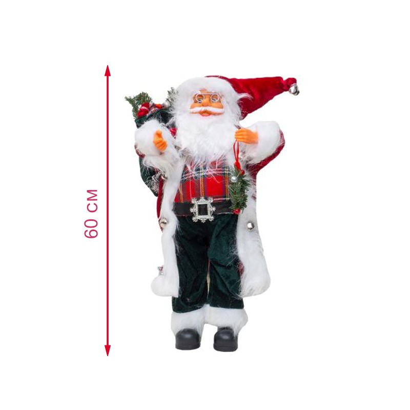 Moș Crăciun Procart 60cm - Decor Magique