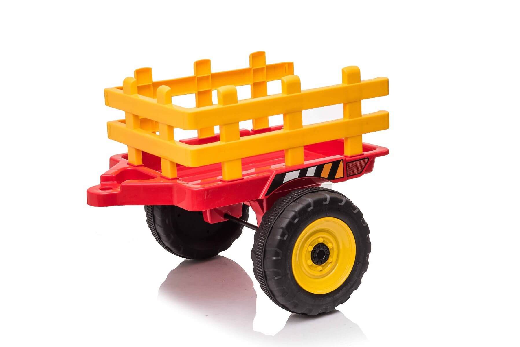 Tractor Electric Copii cu Remorca Rosu | Autokids - imagine 7