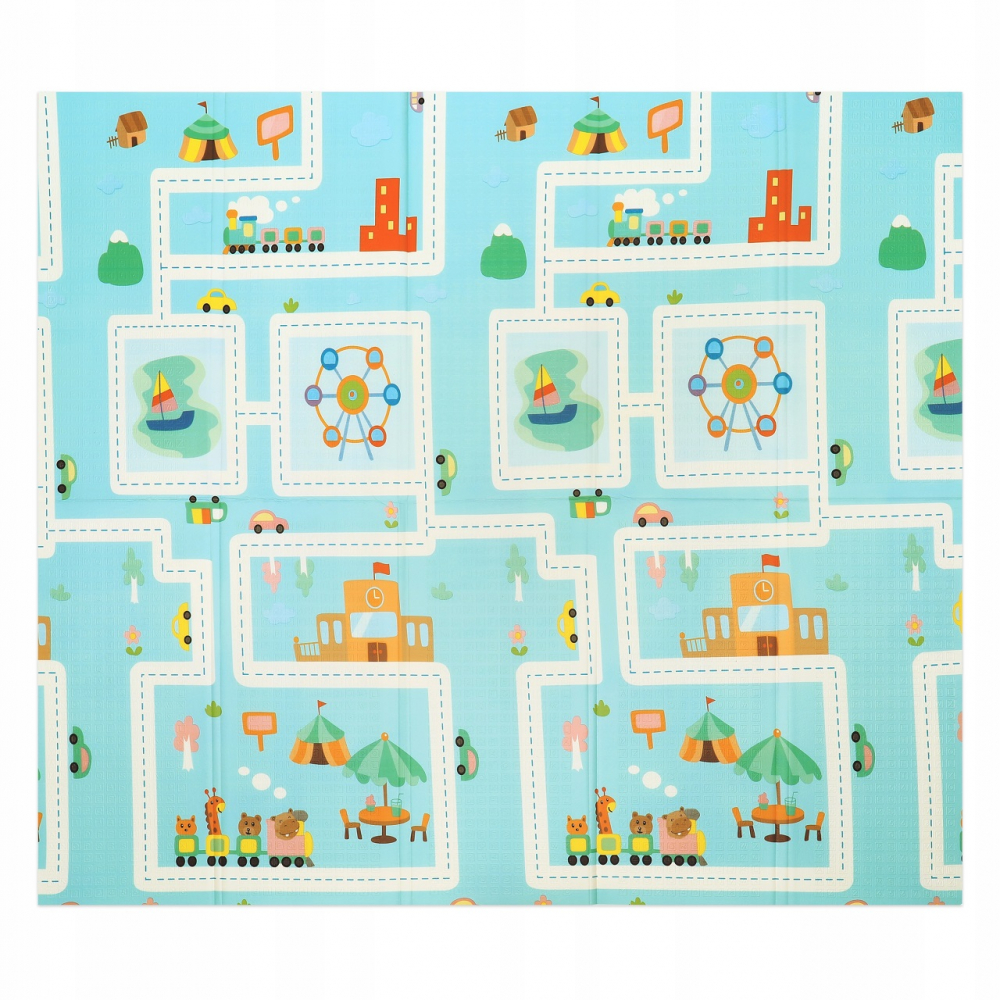 Covoras XPE Matadi 180x200 cm 2Fete City Animals - imagine 7