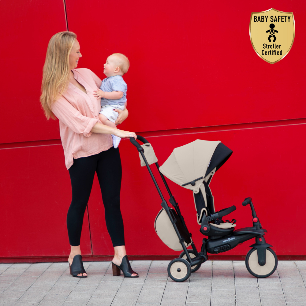 Smart Trike STR7 7-in-1 Ultrapliabil Gri, 6 Luni+ - imagine 4
