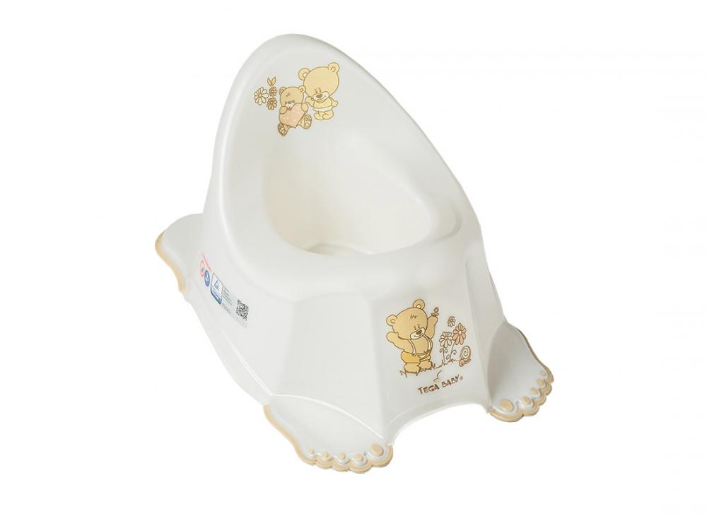 Olita Antiderapantă Lux Bear Alba | Tega Baby