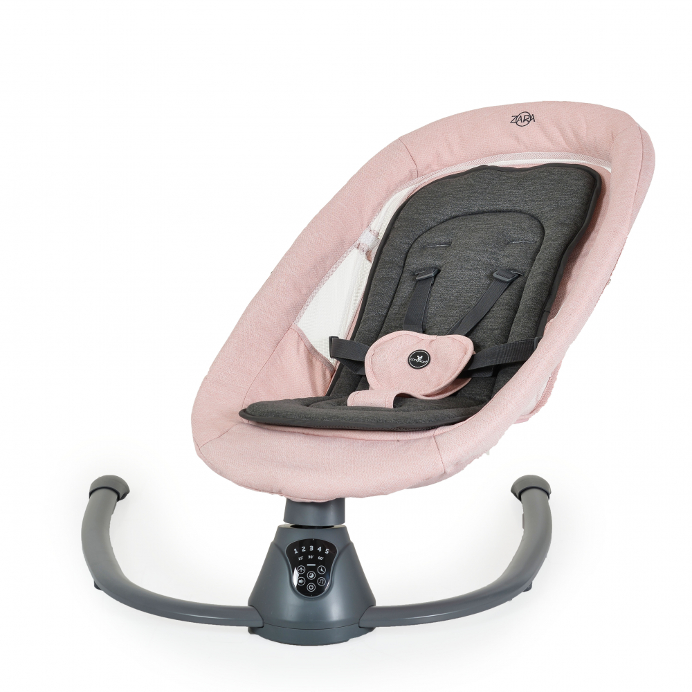 Leagan Electric Cangaroo Zara Pink Telecomandă - imagine 8