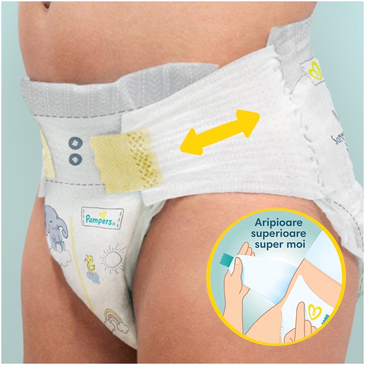 Scutece Pampers Premium Care cu Protecție Dublă - imagine 2