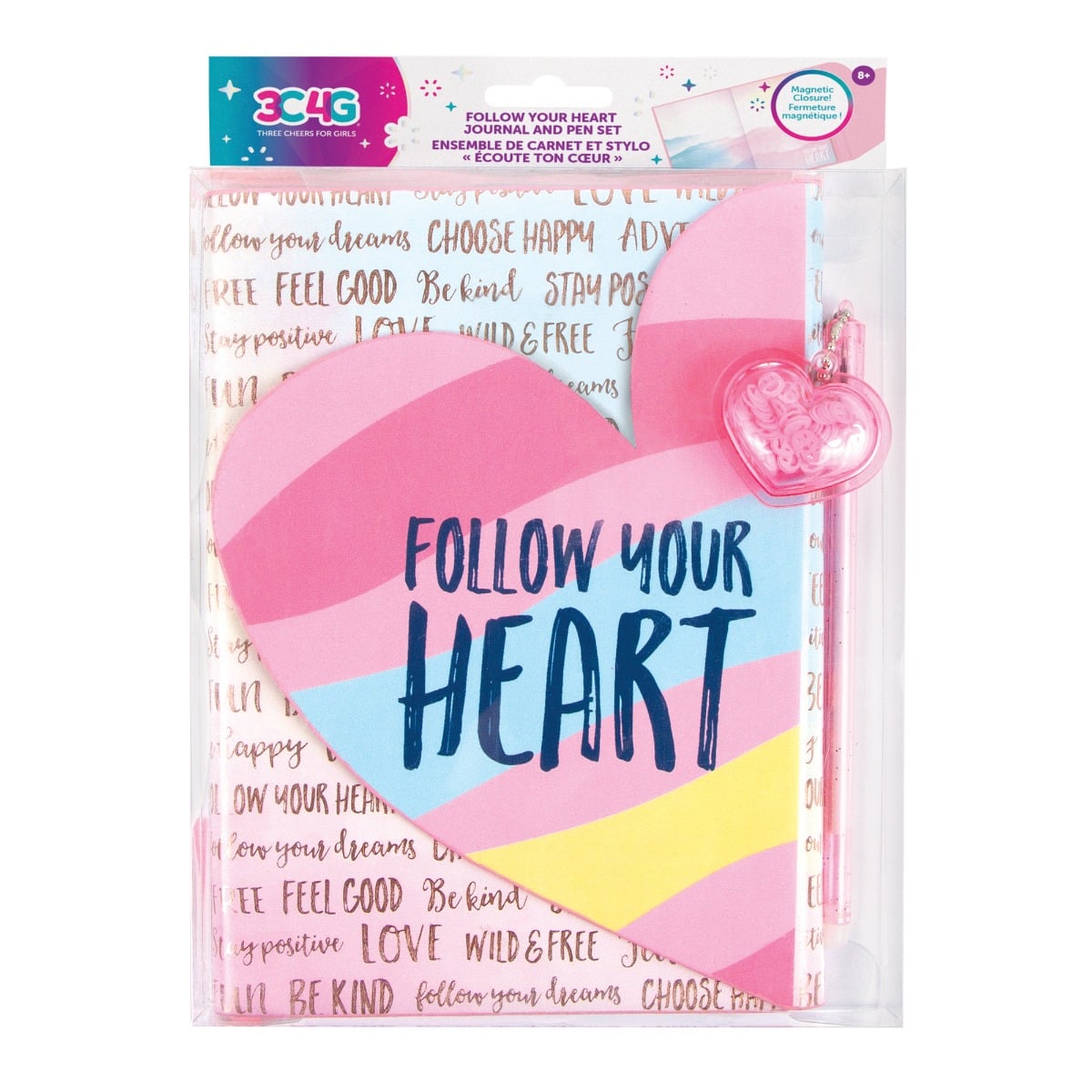 Set Jurnal și Stilou 3C4G Follow Your Heart