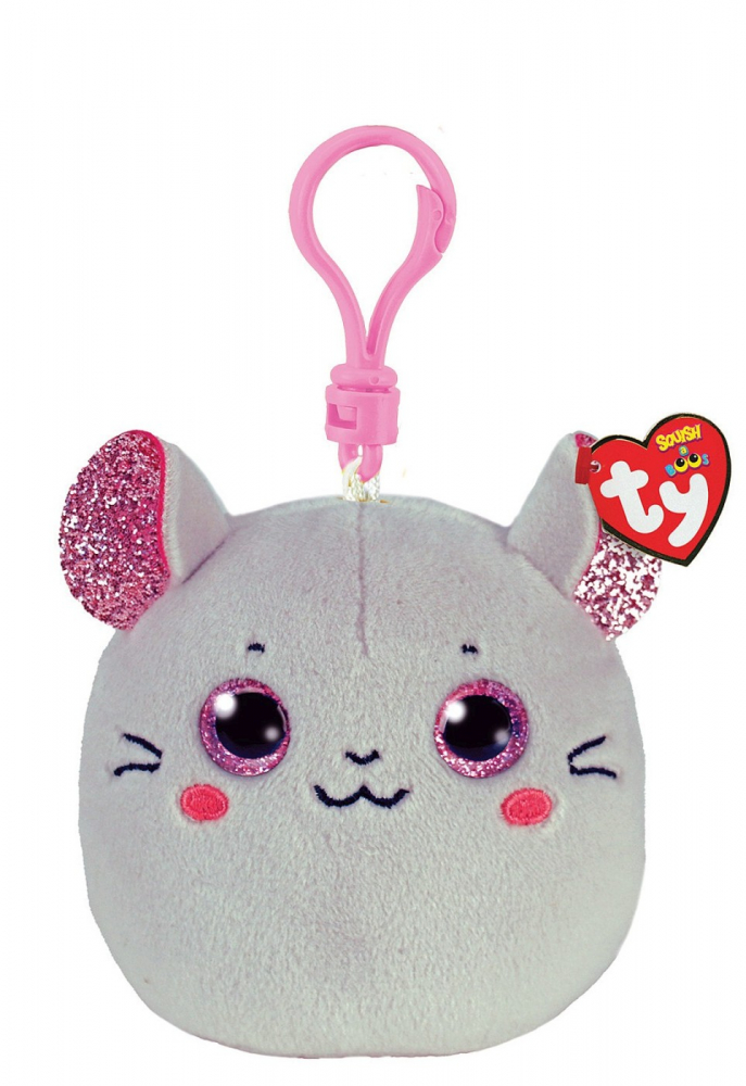 Breloc Ty Soricel Squishy 8.5 cm