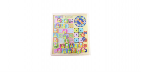 Puzzle Magnetic Cat e Ceasul | 24 Piese Educativ