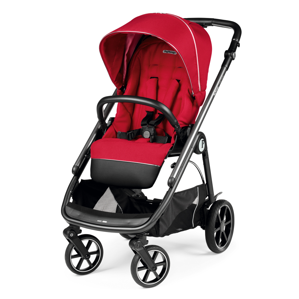 Carucior 3 in 1 Peg Perego Veloce SLK, Rosu - imagine 2