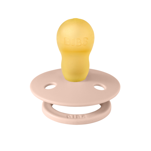 Suzetă Bibs Colour Latex Rotundă Blush, 18 Luni+
