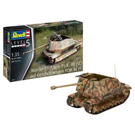 Revell Marder I - Macheta Tanc Militar Detaliată