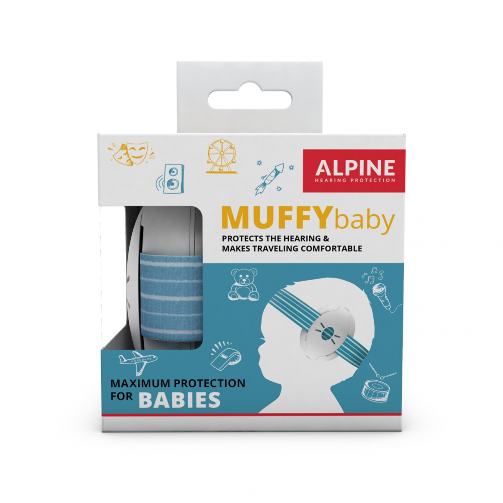 Căști Antifonice Bebeluși Alpine Muffy Baby Blue - imagine 5