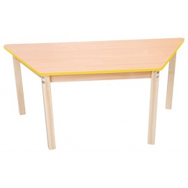 Blat Masa Trapezoidal Galben Moje Bambino