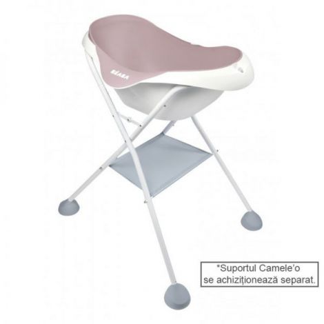 Cadita Beaba Camele'o Old Pink, Antialunecare - imagine 2