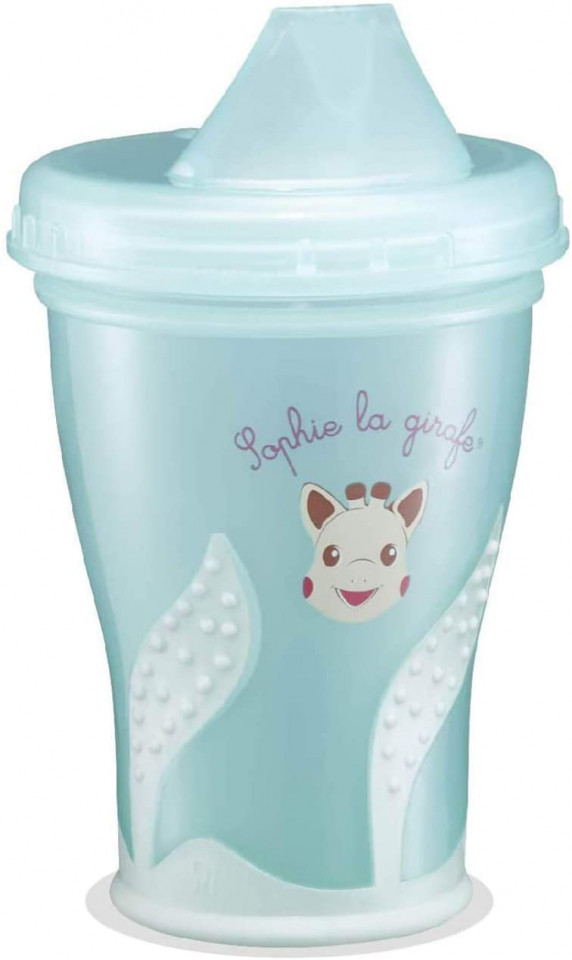 Pahar Anti-curgere Girafa Sophie 200ml - Vulli - imagine 4