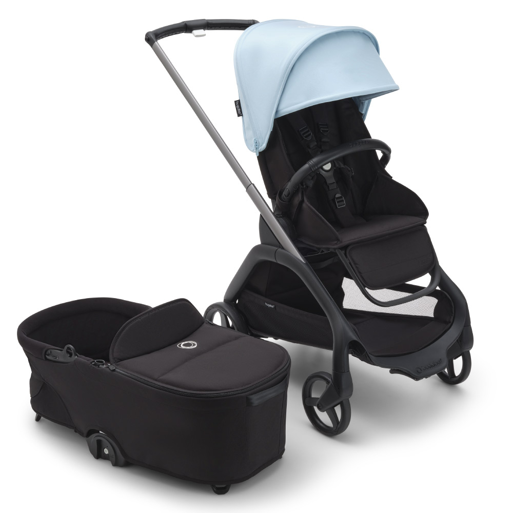 Bugaboo Dragonfly 2in1 Black Skyline Blue