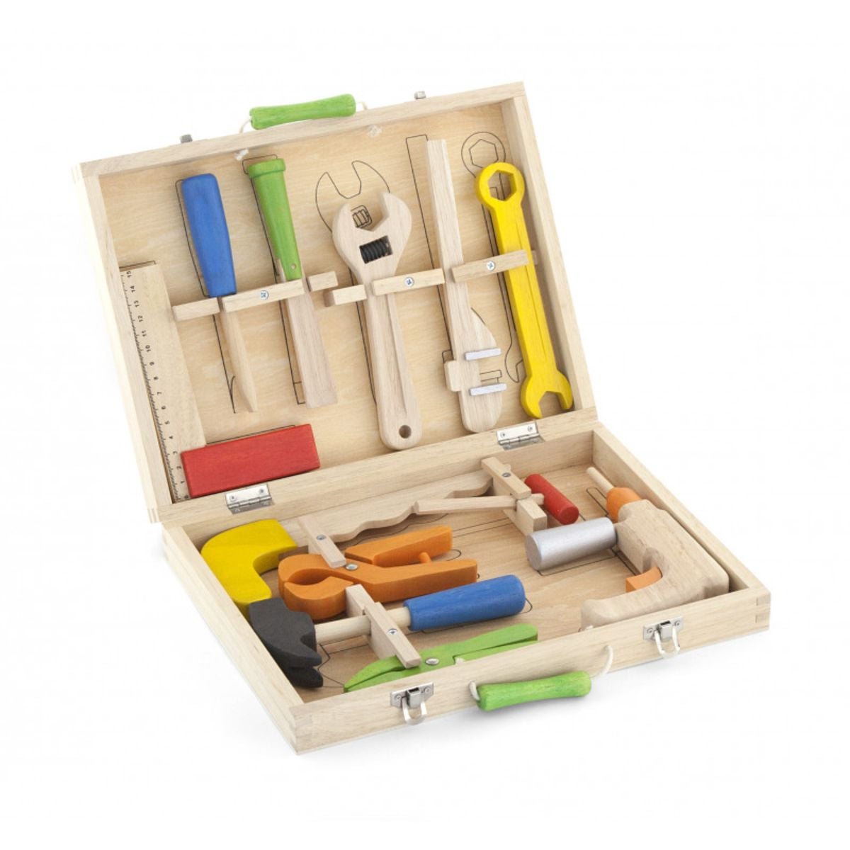Trusa Scule Lemn 12 Piese Viga | Educativ