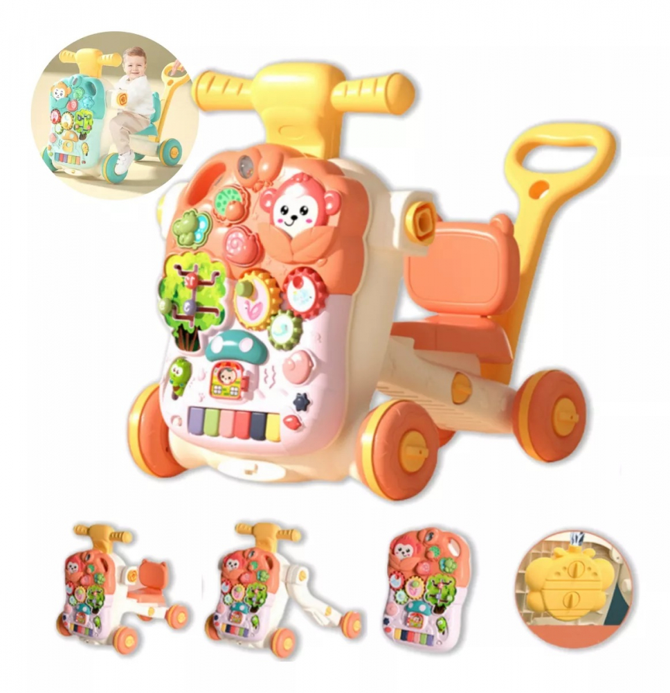Antepremergator Malplay 4 in 1 Red Monkey - imagine 3