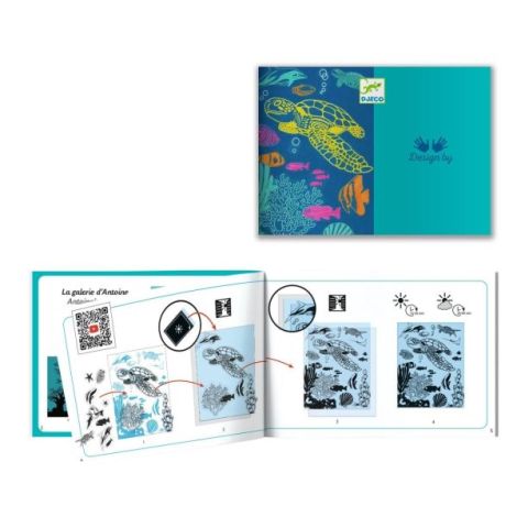 Atelier Cianotipie Djeco Scene Subacvatice - imagine 4