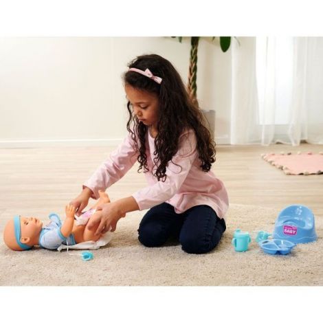 Păpușă Simba Baby Doll 43cm Accesorii Albastru - imagine 9