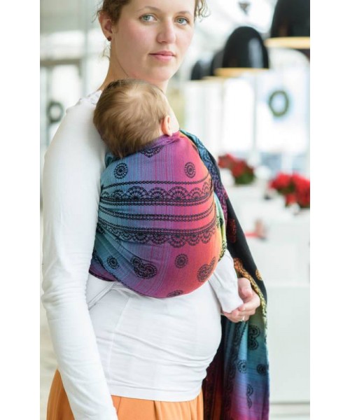Sling cu Inele Lenny Lamb Rainbow Lace Dark - imagine 2