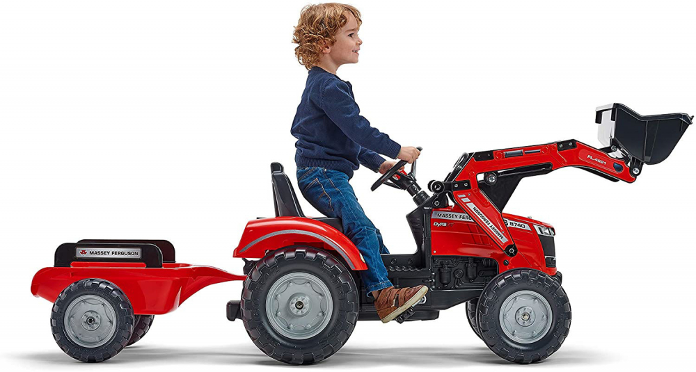 Tractor Falk Copii cu Remorca si Incarcator