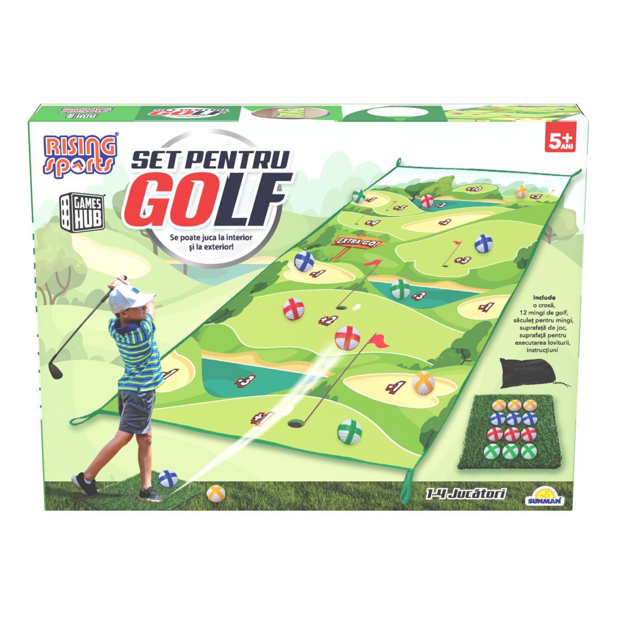 Set Golf Rising Sports - Joc de Indemânare Exterior/Interior