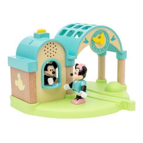 Stație Tren Mickey Mouse Brio cu Înregistrare - imagine 2