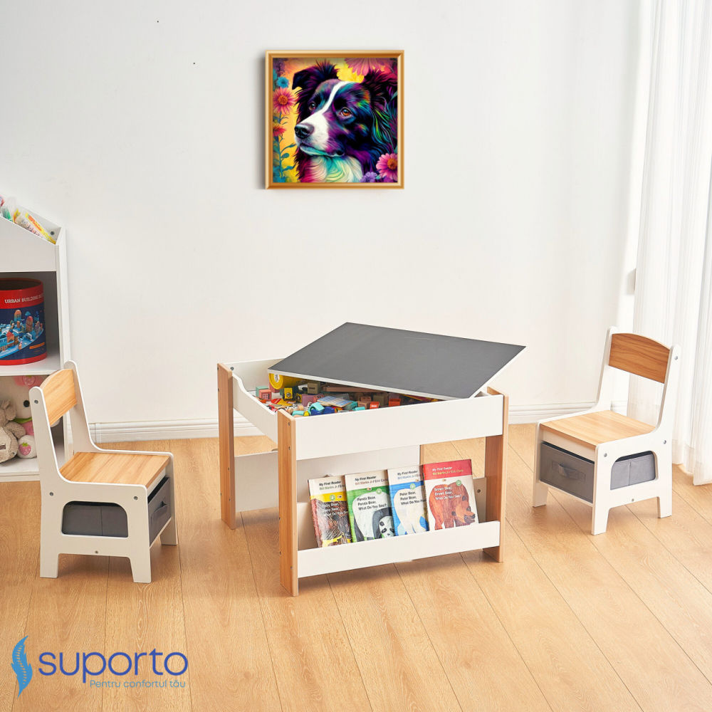 Set Masuta Suporto | Studiu si Creativitate pentru Copil - imagine 5
