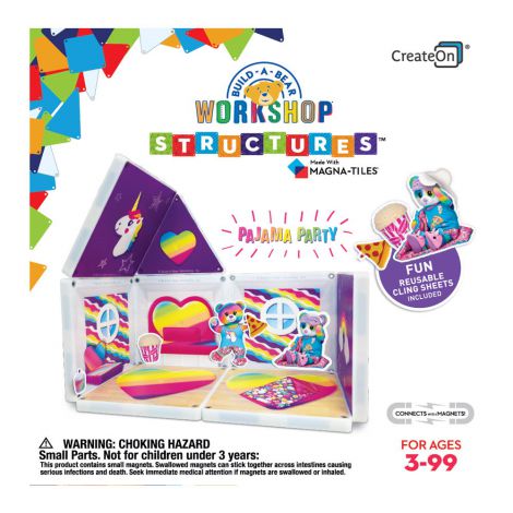 Pijama Party Magna-Tiles Set Constructii