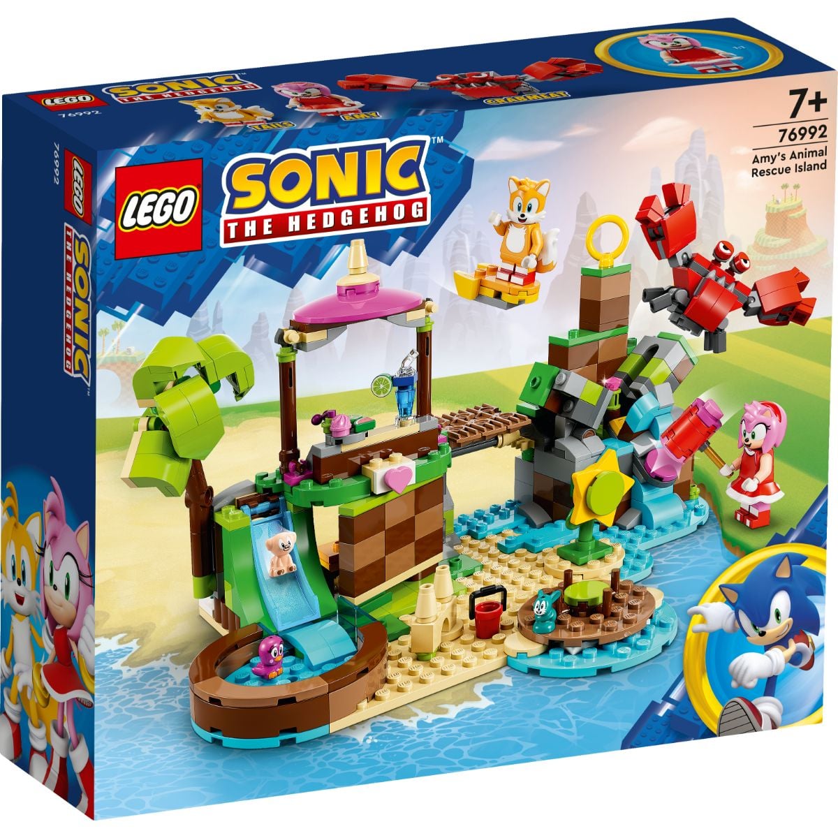 LEGO® Sonic Insula lui Amy 76992 | Joc Creativ