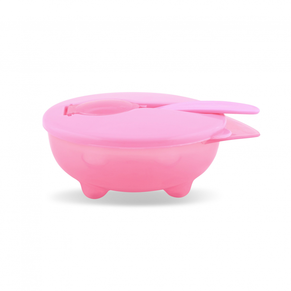 Set castron cu capac Pink Lorelli - imagine 3