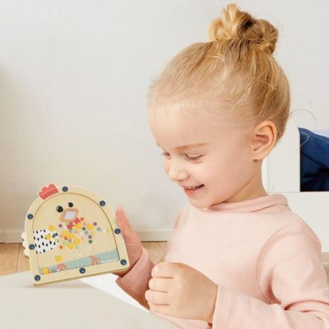 Joc Montessori Hraneste Gaina Topbright - imagine 7