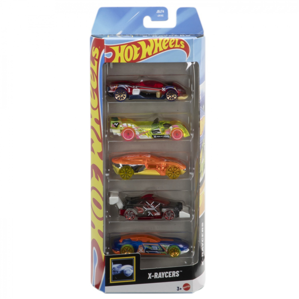 Set 5 Masini Hot Wheels X-RAYCERS Mattel