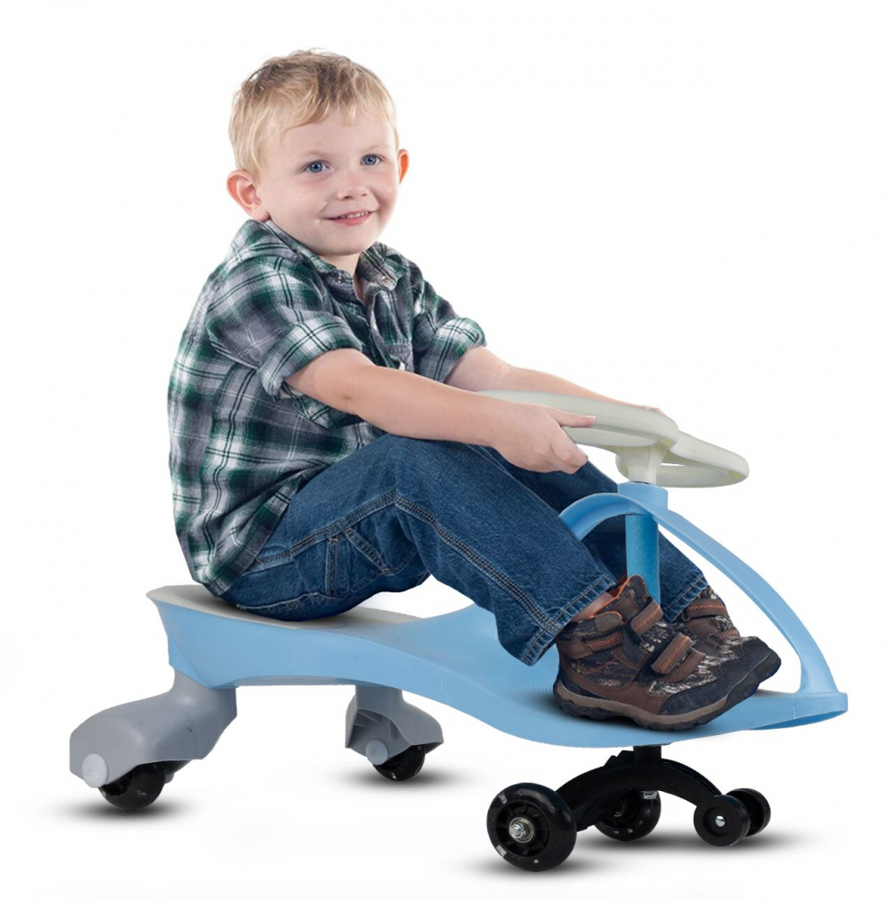 PlasmaCar Malplay Blue, Fără Pedale, Roti Luminoase - imagine 9
