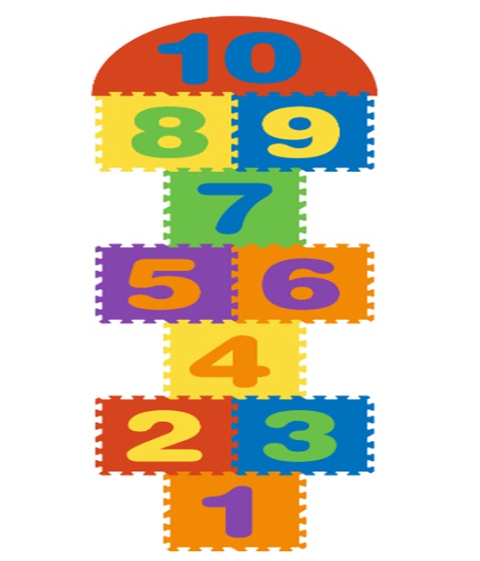 Covoraș Puzzle Spumă Ikonka, Multicolor, 11 Piese