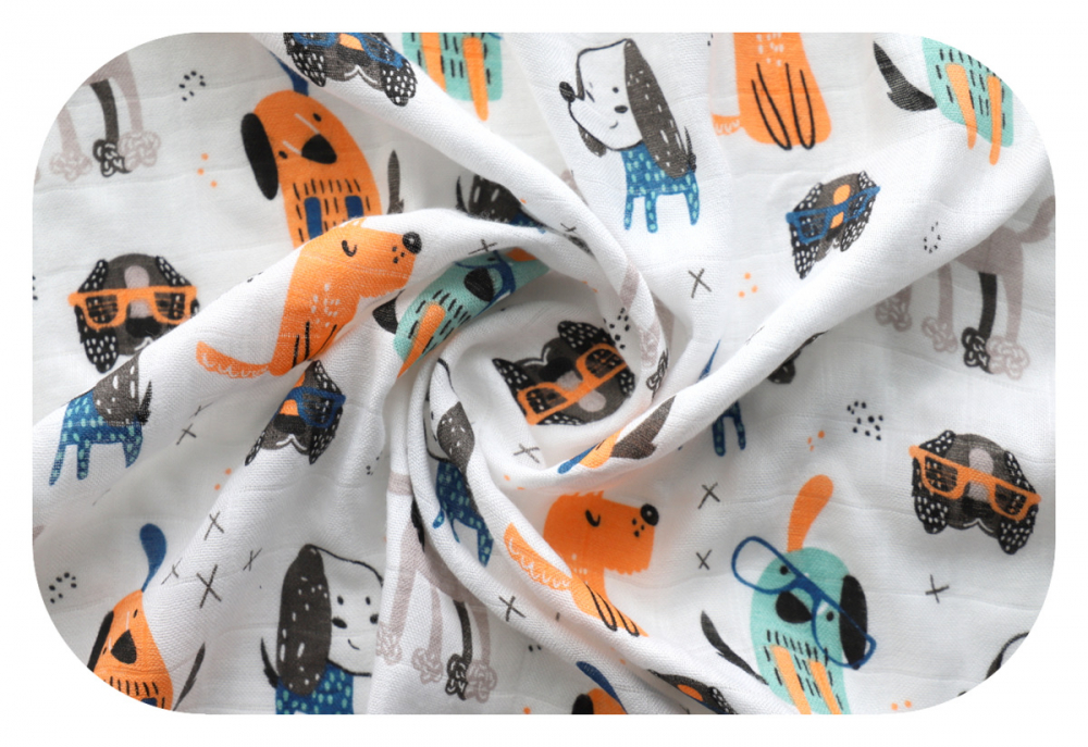 Scutec EgaKids Bambus Cute Dogs 60x60 cm