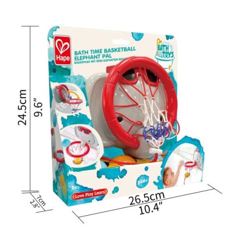 Hape Cos Baschet Elefant - Jucarie Baie - imagine 5