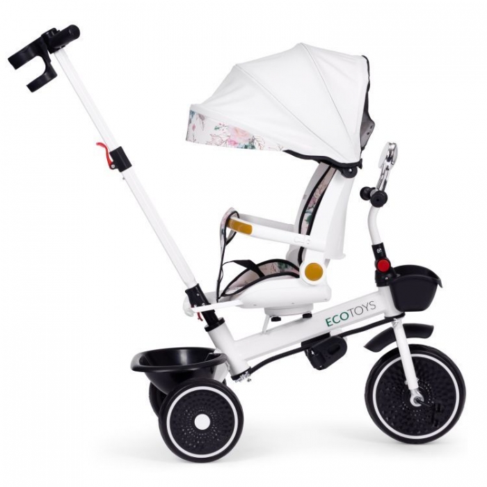 Tricicleta Ecotoys multifuncțională cu scaun 360° - imagine 4
