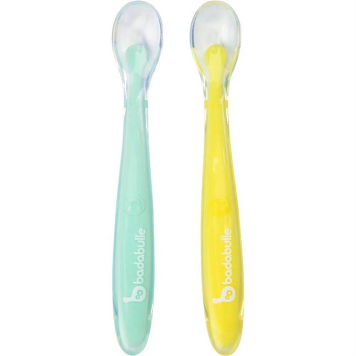 Badabulle Set 2 Linguri Silicon Bebelusi - imagine 2