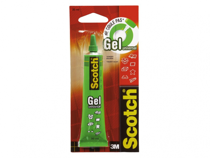 Lipici Gel Transparent Scotch, 30 ml, Fără Solvenți