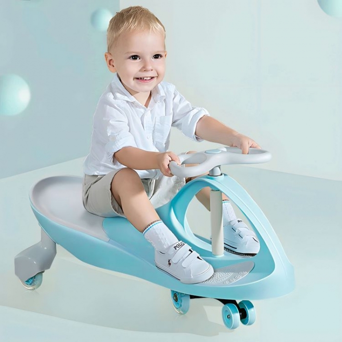PlasmaCar Ecotoys Albastru | Fără pedale, până la 120kg - imagine 8