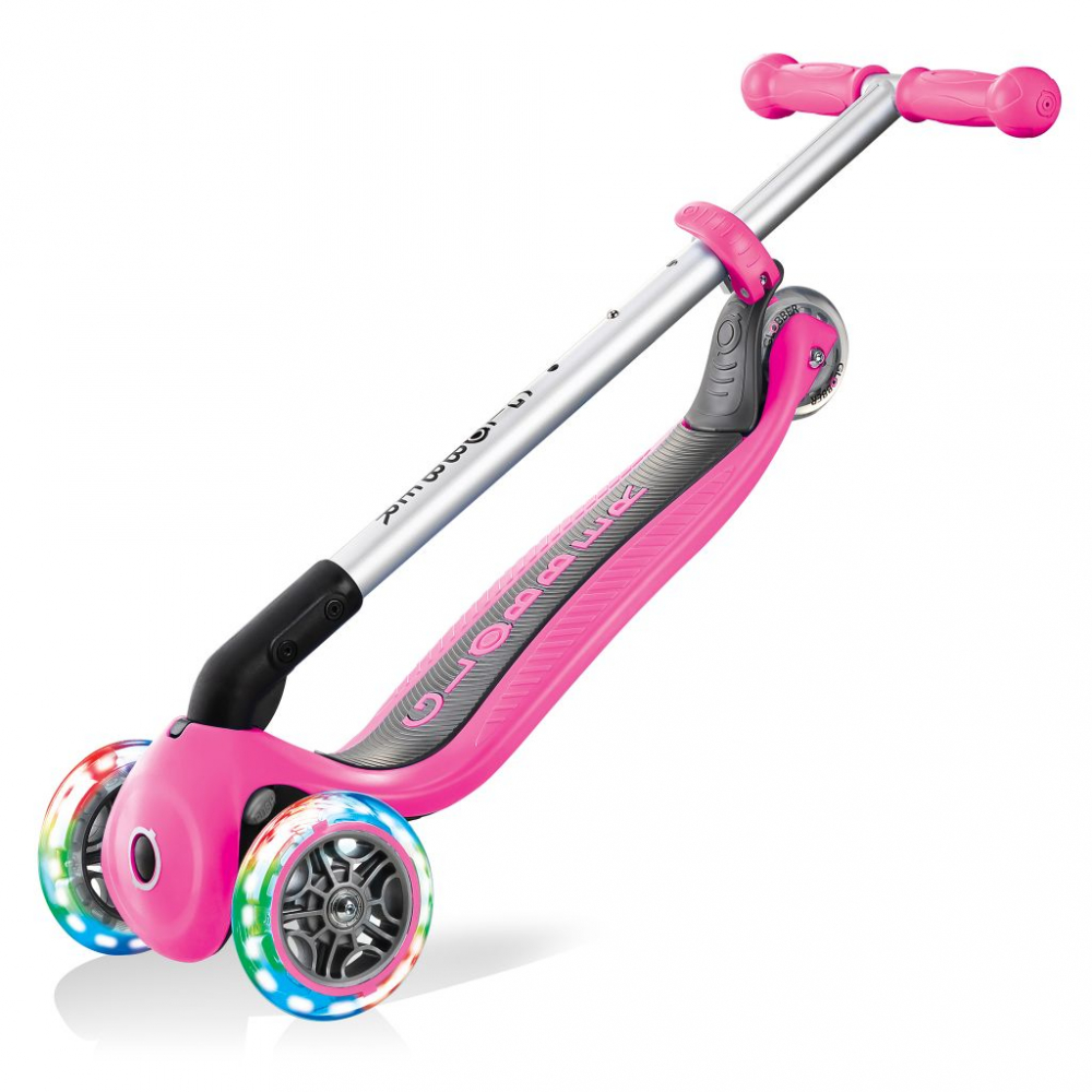 Globber Primo LED Roz | Trotineta Pliabila 3+ - imagine 6