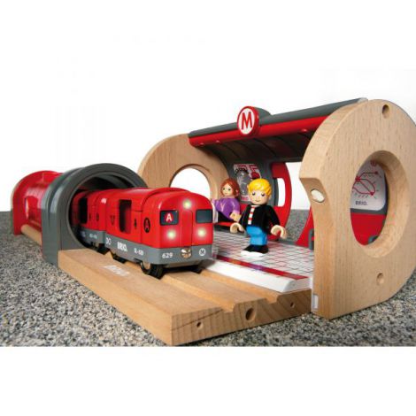 Set Metrou Brio pe Sine | Trenulet Interactiv - imagine 9