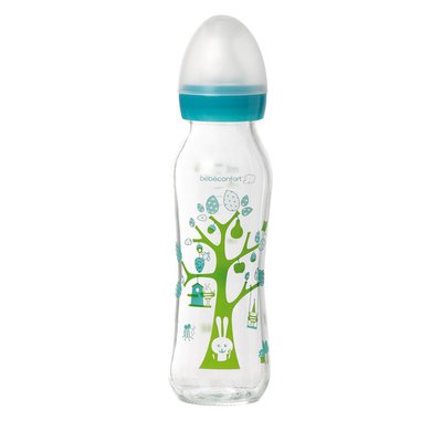 Biberon Sticlă 240ml Bebe Confort, 0-12 Luni - imagine 2