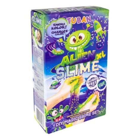 Kit Slime DIY Tuban Alien XL - Schimbă Culoare - imagine 3