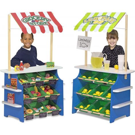 Stand Supermarket Lemn Melissa&Doug Educativ - imagine 9