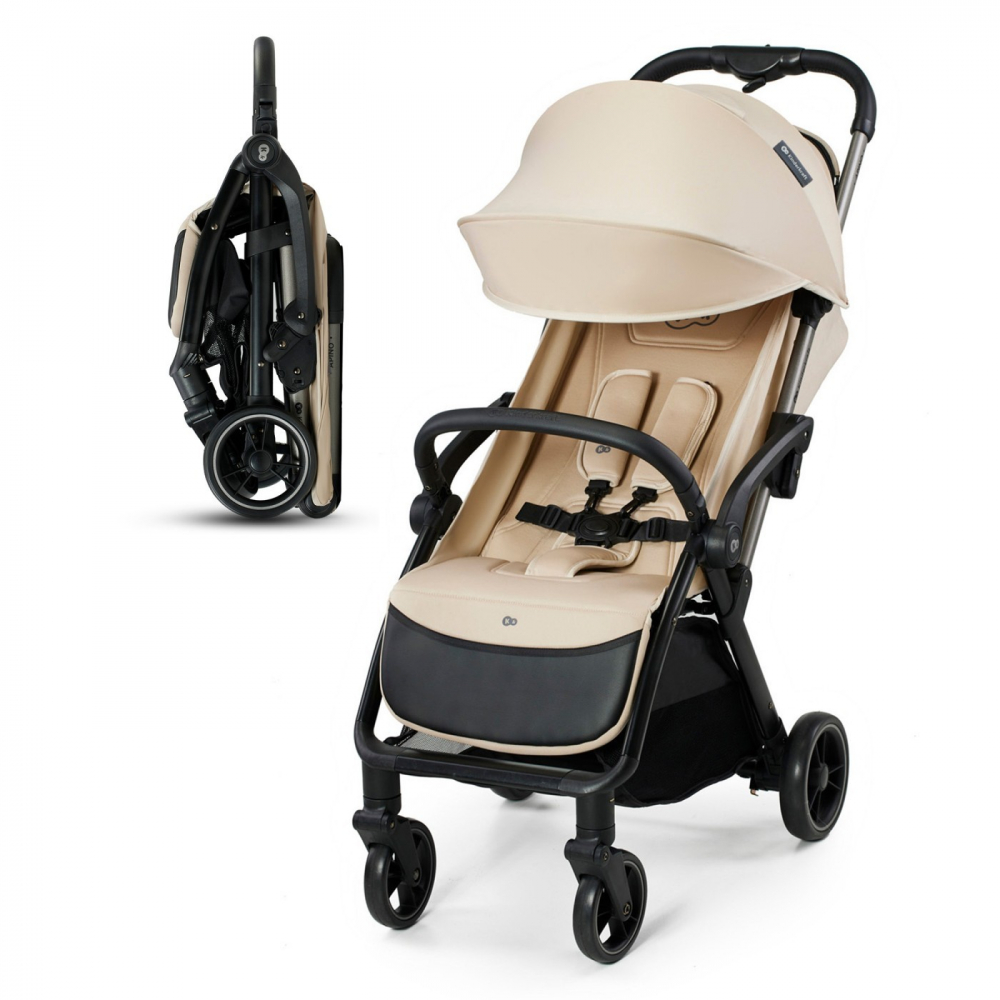 Kinderkraft Apino - Carucior Sport Beige Usor - imagine 7