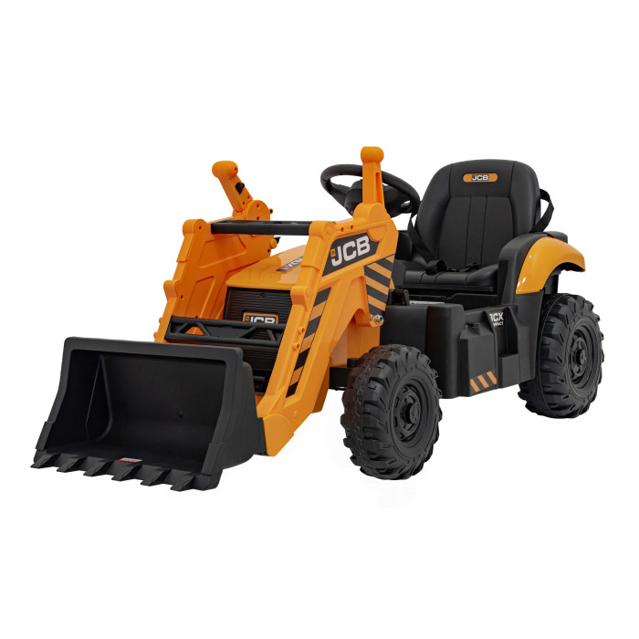 Tractor Electric JCB cu Cupă Manuală Galben