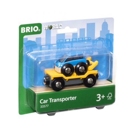 Transportor Mașini Brio 33577 - Trenulete Lemn - imagine 2