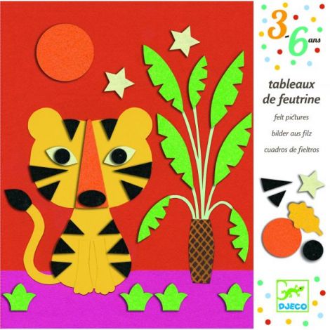 Tablouri cu fetru Natura Djeco 3-6 ani