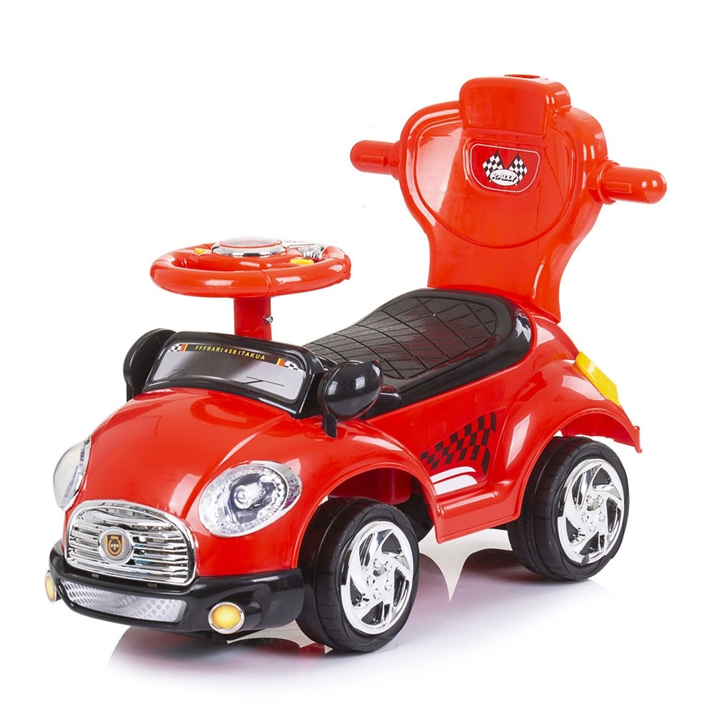 Masinuta Chipolino Super Car Rosie cu Maner - imagine 2